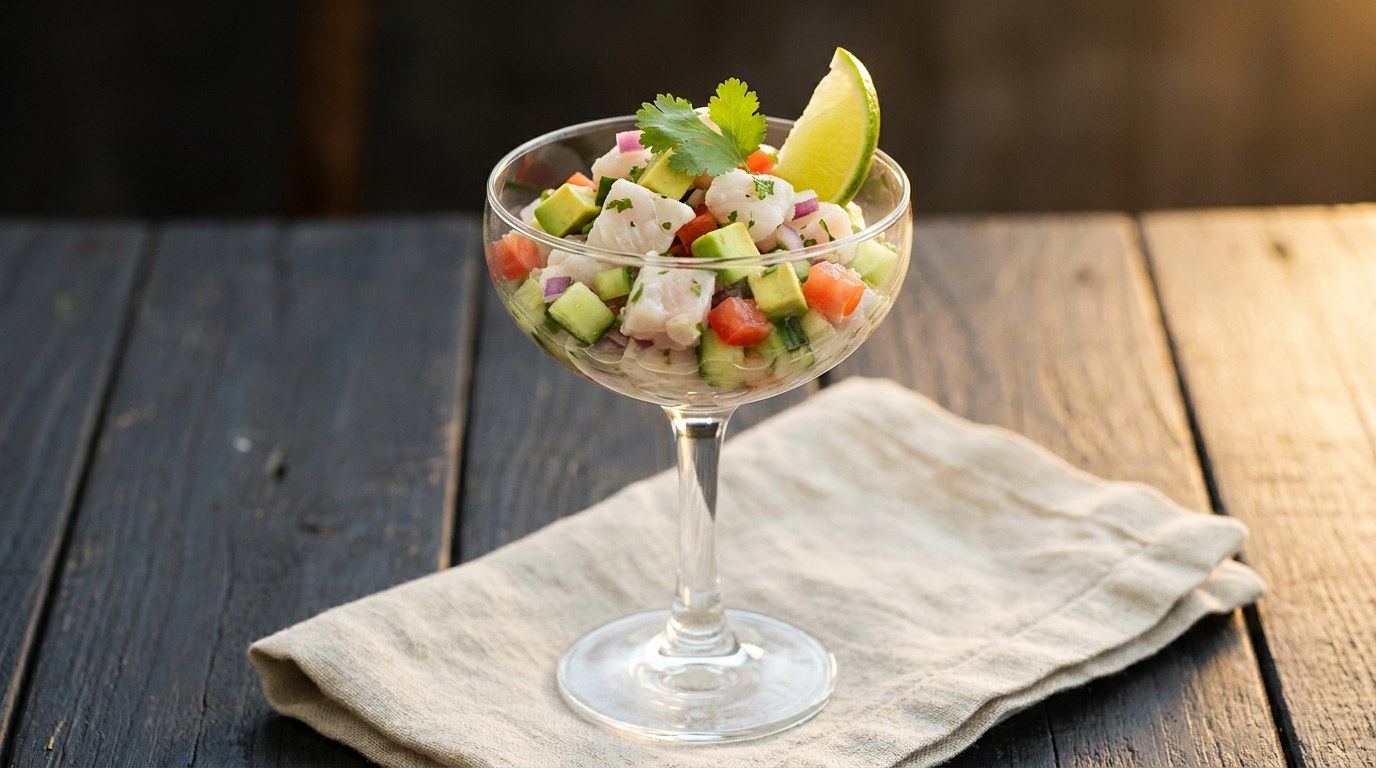 Ceviche con Aguacate