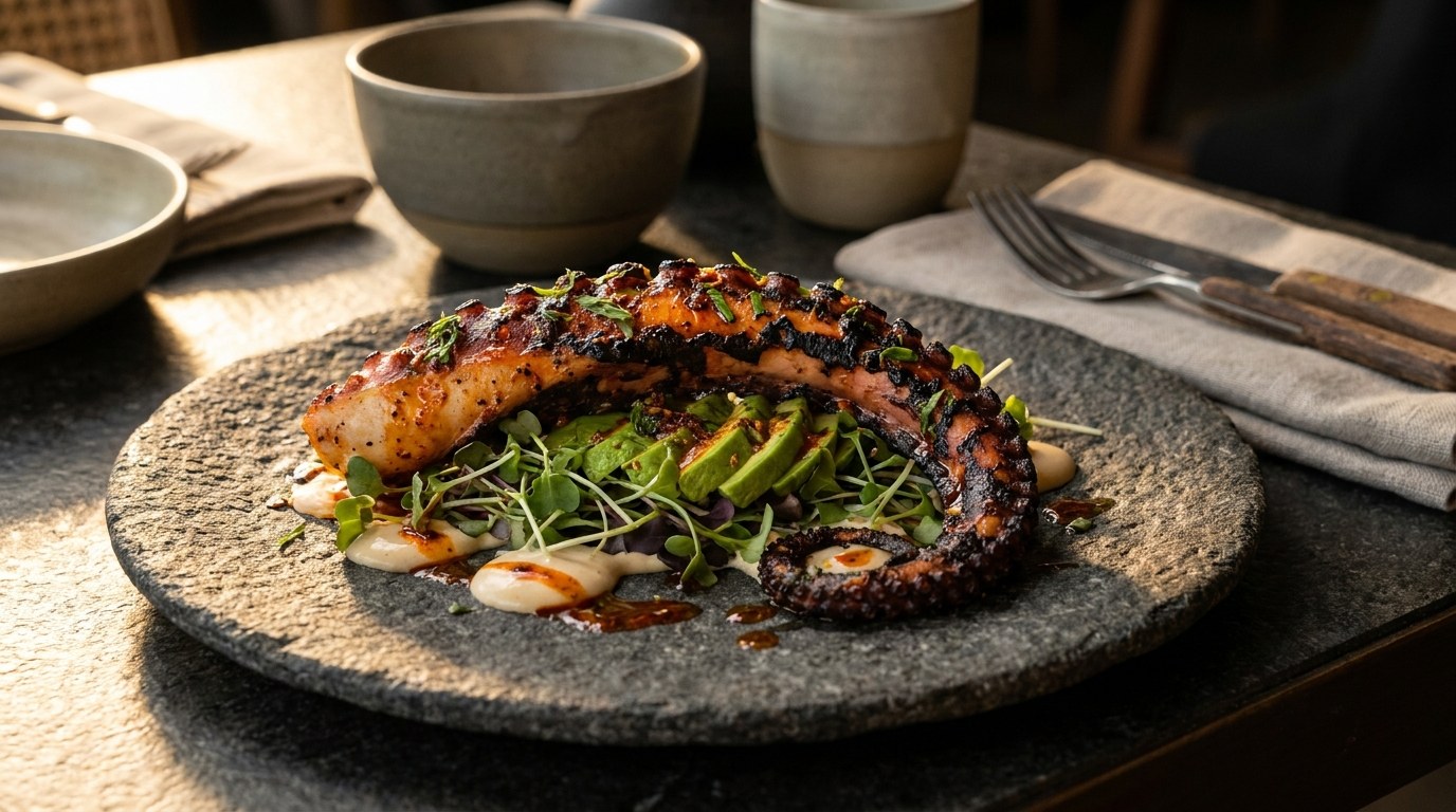 Pulpo a las Brasas